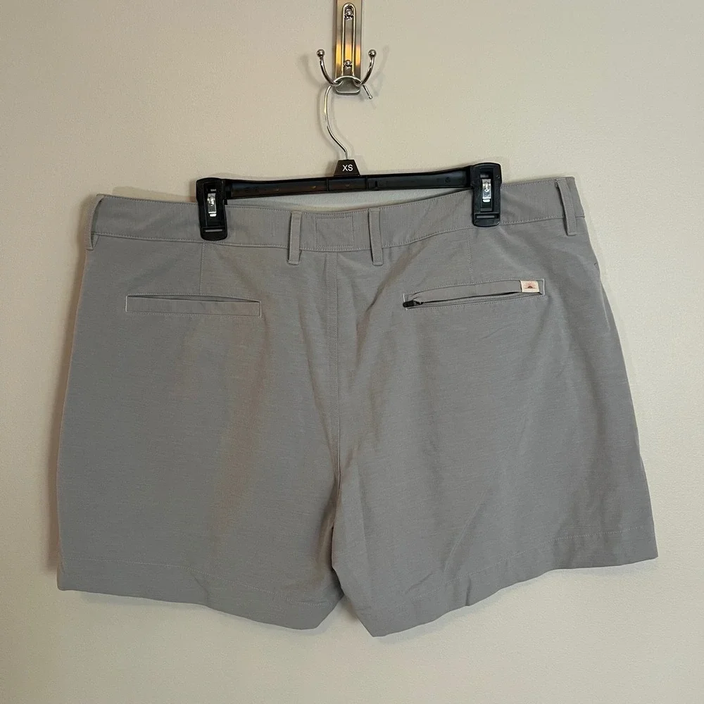 Faherty All Day Shorts Men 38 Grey Hybrid Water Land 5 Inch Inseam Casual